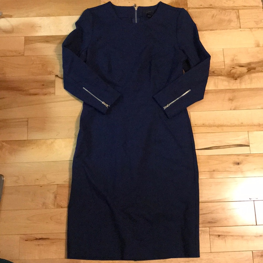 J. Crew 3/4 Sleeve Pencil Dress